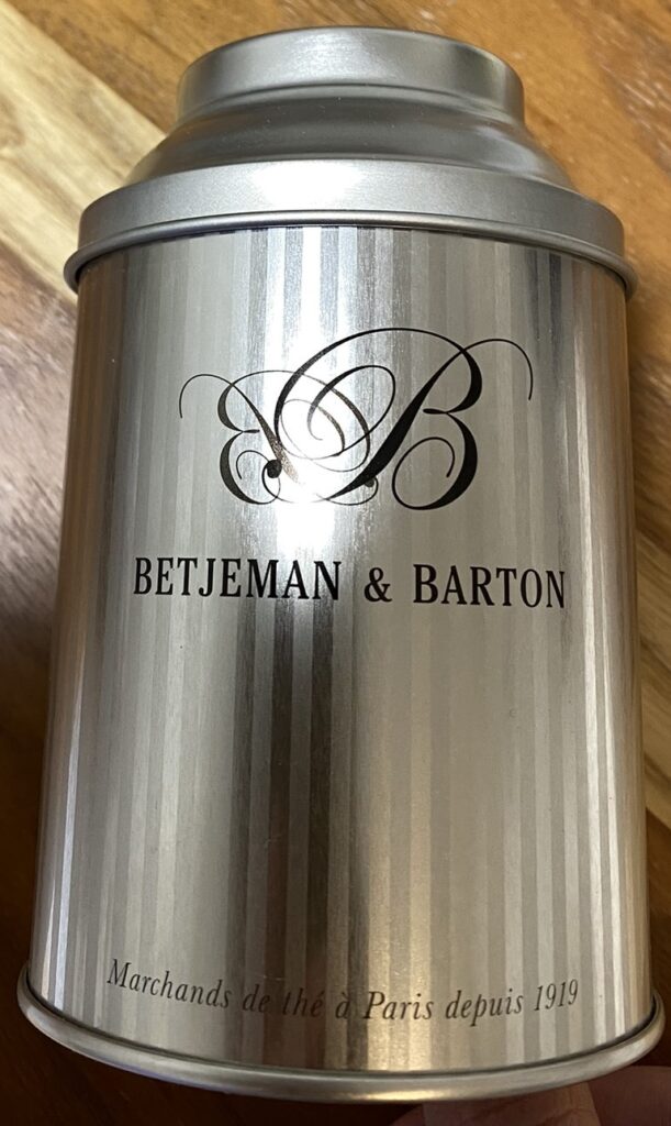 「ベッジュマン＆バートン」70g入りの紅茶缶